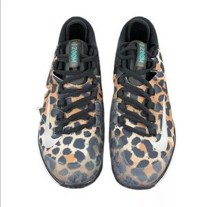 Nike zoom court leopard - worn once